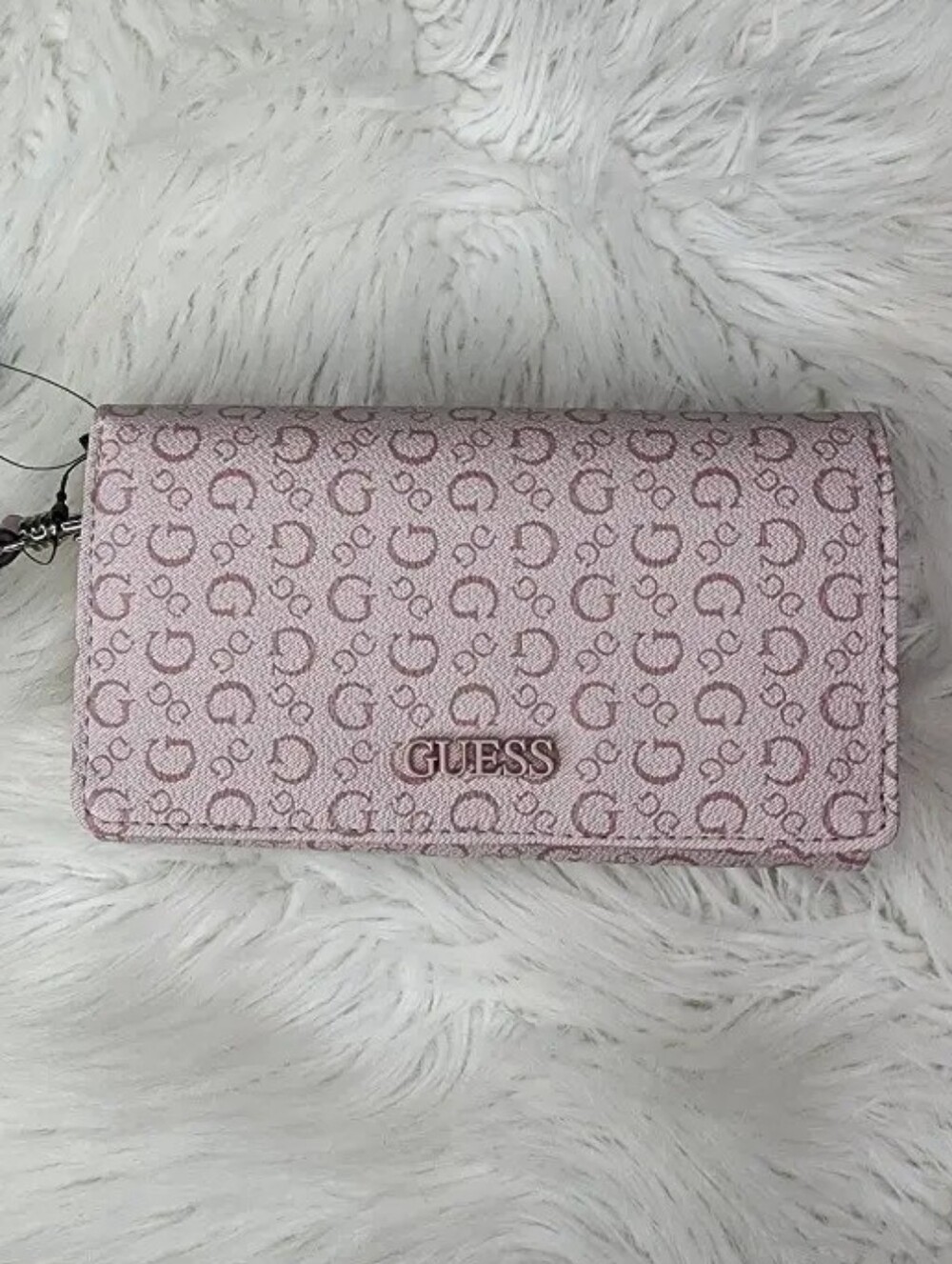 GUESS Tan Logo Continental Wallet